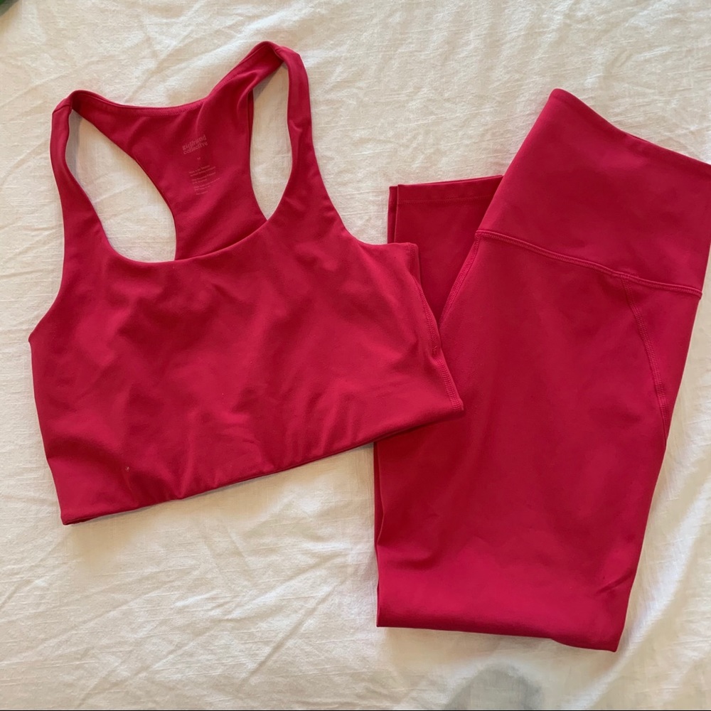 Girlfriend collective Set Super Bloom size M